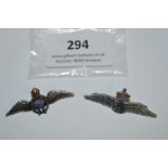 Two RAF Pin Badges 1925 - (One Silver)