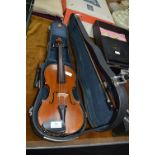 Violin & Bow in Original Case