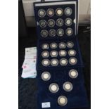 29 Westminster 50 Pence Silver Olympic Proof Coins
