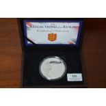 Guernsey 5oz Silver Commemorative £10 Coin Reflect
