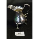 Hallmarked Silver Cream Jug