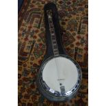 Tenor Banjo by Kasuja with Original Case