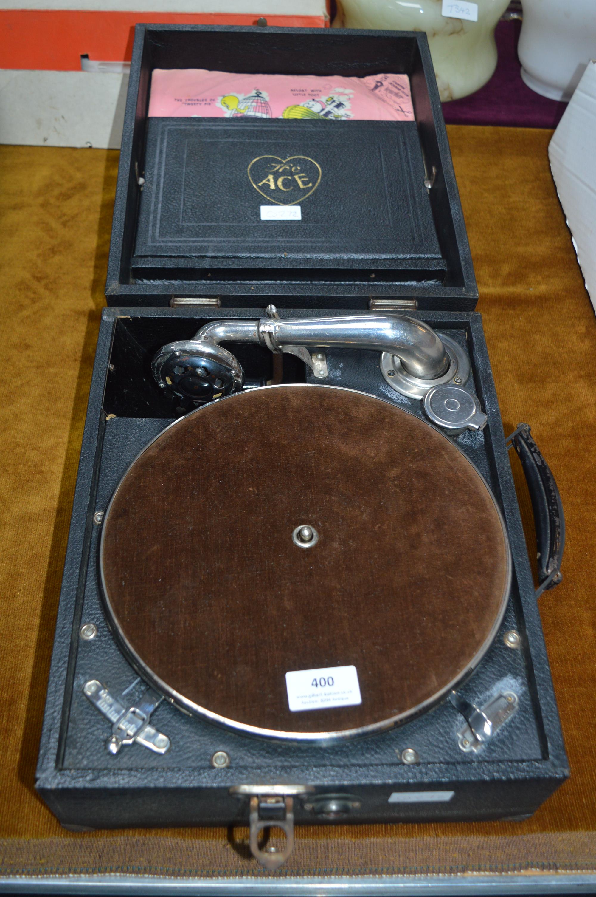 Ace Portable Gramophone