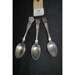 Three Hallmarked 1901 Silver Joseph Rogers & Sons