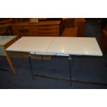 1950s Formica Topped Chrome Folding Kitchen Table