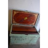 Victorian Joiners Chest with Mahogany Compartments and Joiners Tools