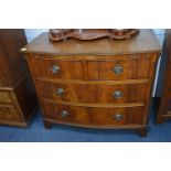 Mahogany Bow Front Chest