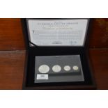 George & The Dragon Silver Proof Set - Four Coins