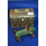 Schuco Studio 1050 Mercedes Tinplate Clockwork Racing Car