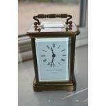 Brass Carriage Clock by Matthew Norman of London -