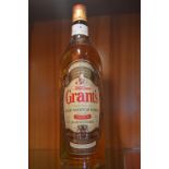 Bottle of Grants Scotch Whisky