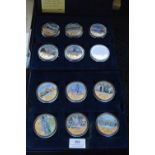 Complete Set of Twelve Westminster Iconic London S