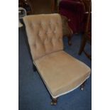 Small Nursing Chair on Mahogany Legs