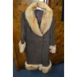 Ladies 1970s Afghan Coat by Suede & Leather Craft