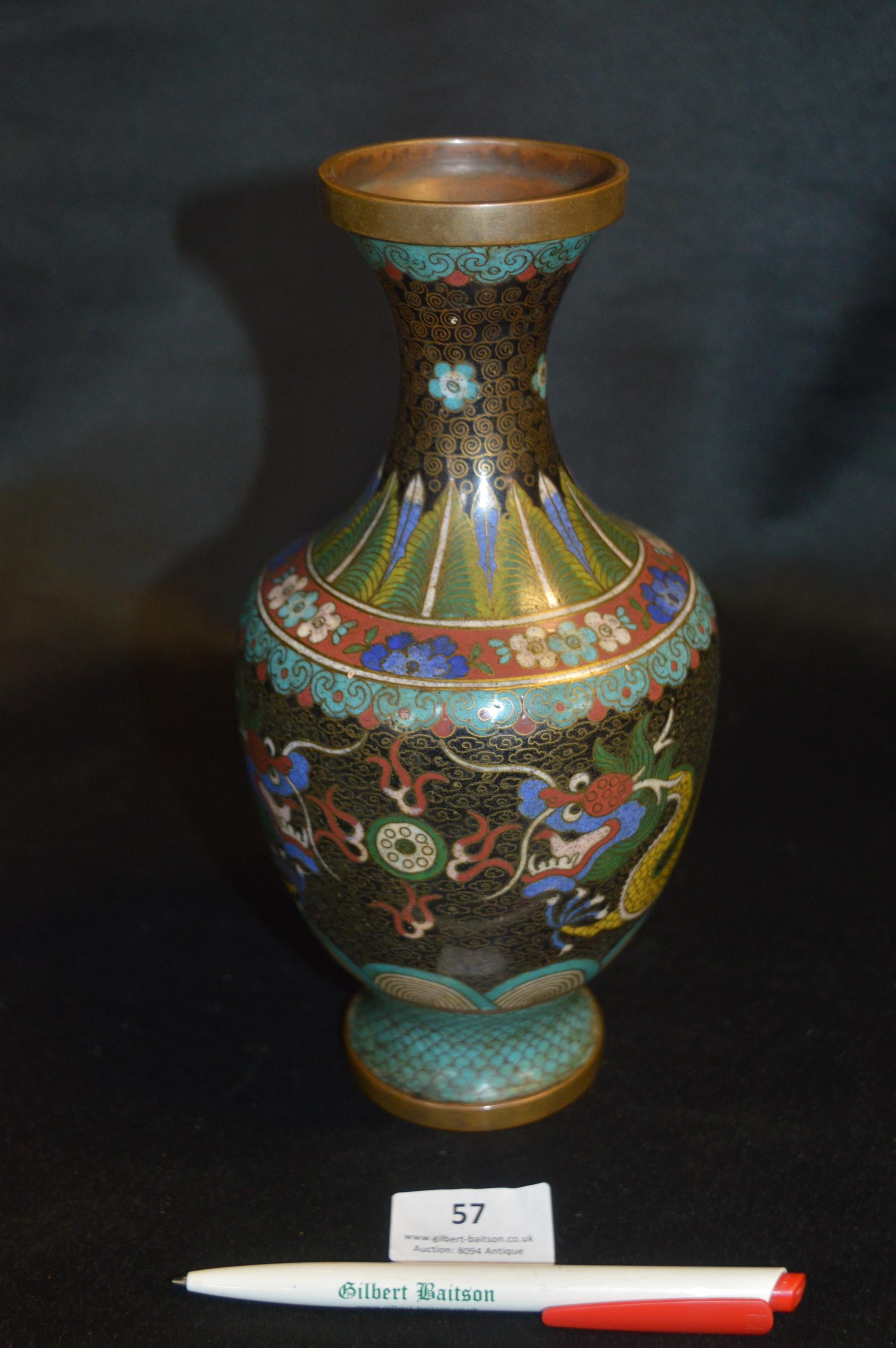 Japanese Cloisonne Vase