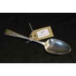 Hallmarked Silver Tablespoon - London 1798