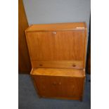 1960s Teak Small Writing Bureau by Remploy