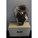 Black Steiff Teddy Bear in Original Packaging - Unopened