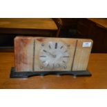 1950s Marble Mantel Clock