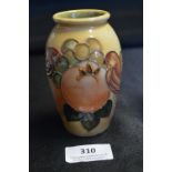 Small Moorcroft Vase Birds & Fruit Design
