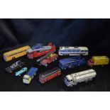 Tray Lot of Diecast, Dinky Vehicles - including Ca