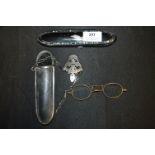 Two Victorian Spectacle Cases