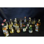 25 Miniature Whiskeys - Irish & Scotch