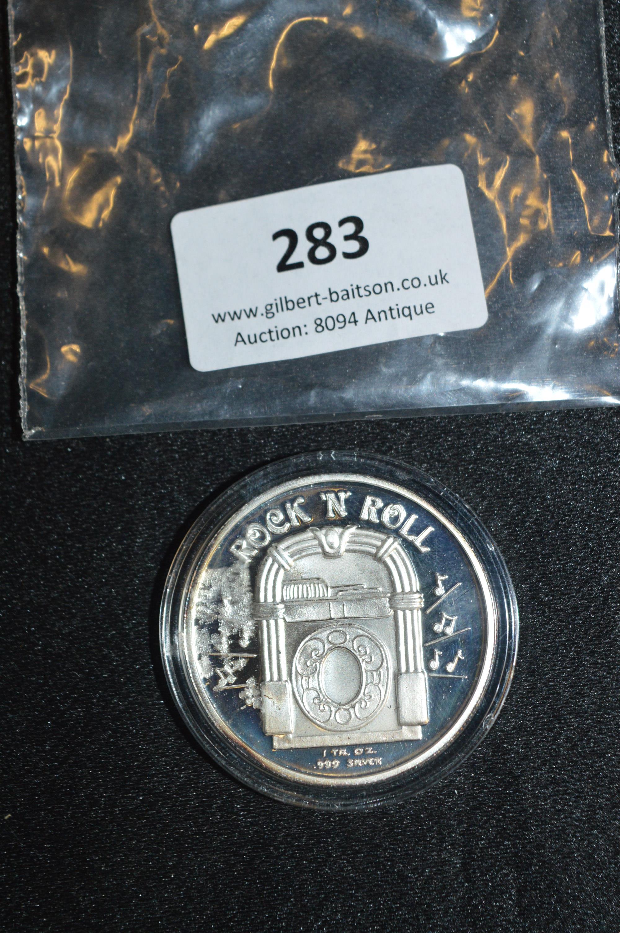 Elvis Presley Commemorative Coin 1 Troy ounce .999 - Image 2 of 2