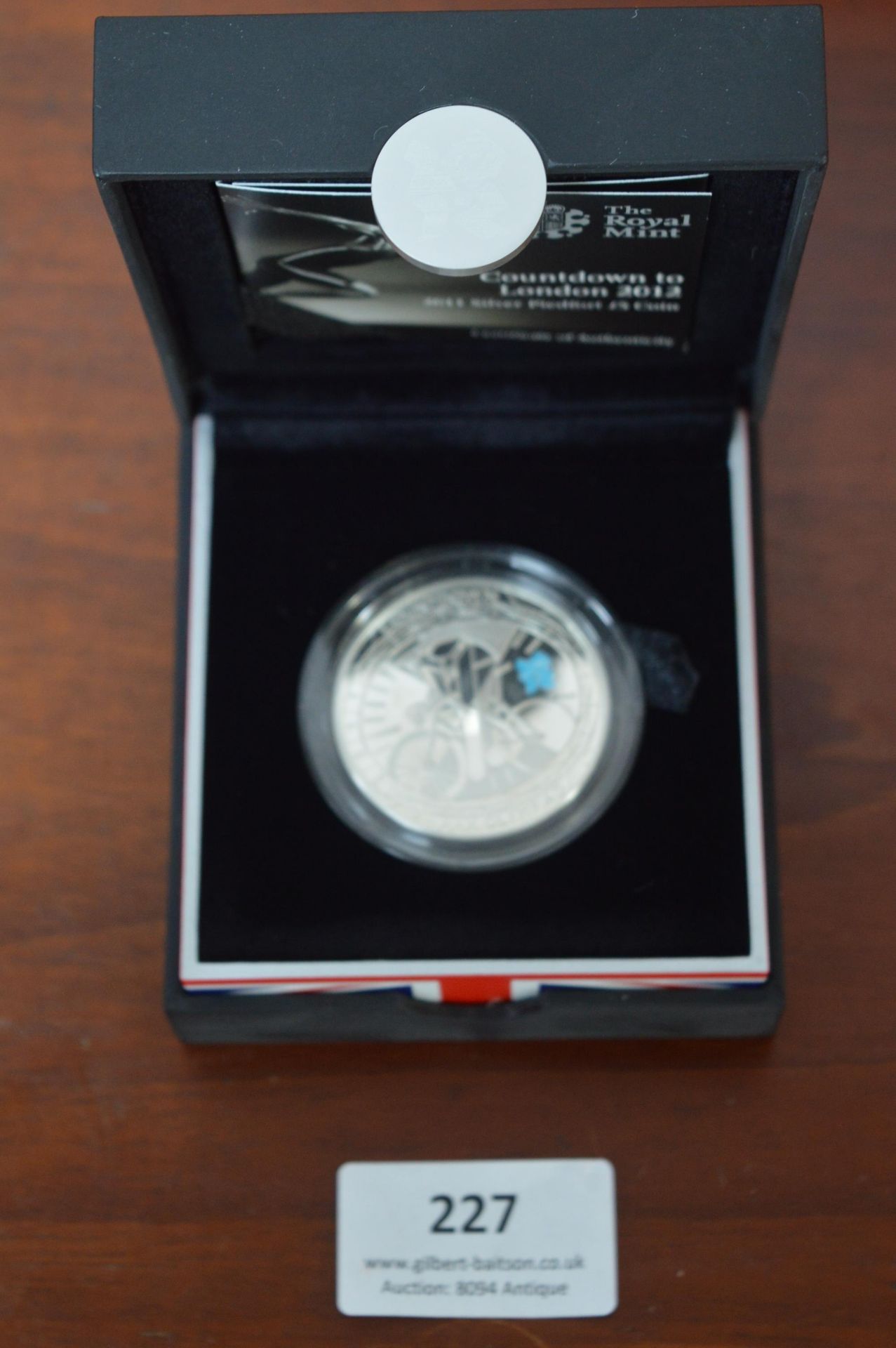 Royal Mint Olympic Countdown Silver Piedfort 2012