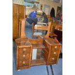 Matching Art Deco Walnut Veneered Dressing Table w