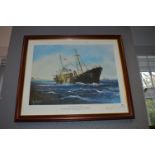 Framed Print of Arctic Corsair Signed by Artist Ad