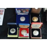 Queens Diamond Jubilee Silver Proof Coins etc