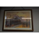 Framed Print of Anlaby Road Crossing Hull by Eric Bottomley