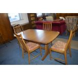 Ercol Extending Dining Table Medium Oak with Four