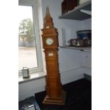 Oak Model Clock of Big Ben - 98cm Tall