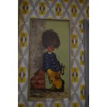 1960s Keats Print of Small Boy by Michael T