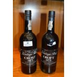 Two Bottles of Croft 1975 Vintage Port