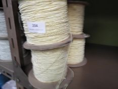 *Three Rolls of Lemon Braided Thread