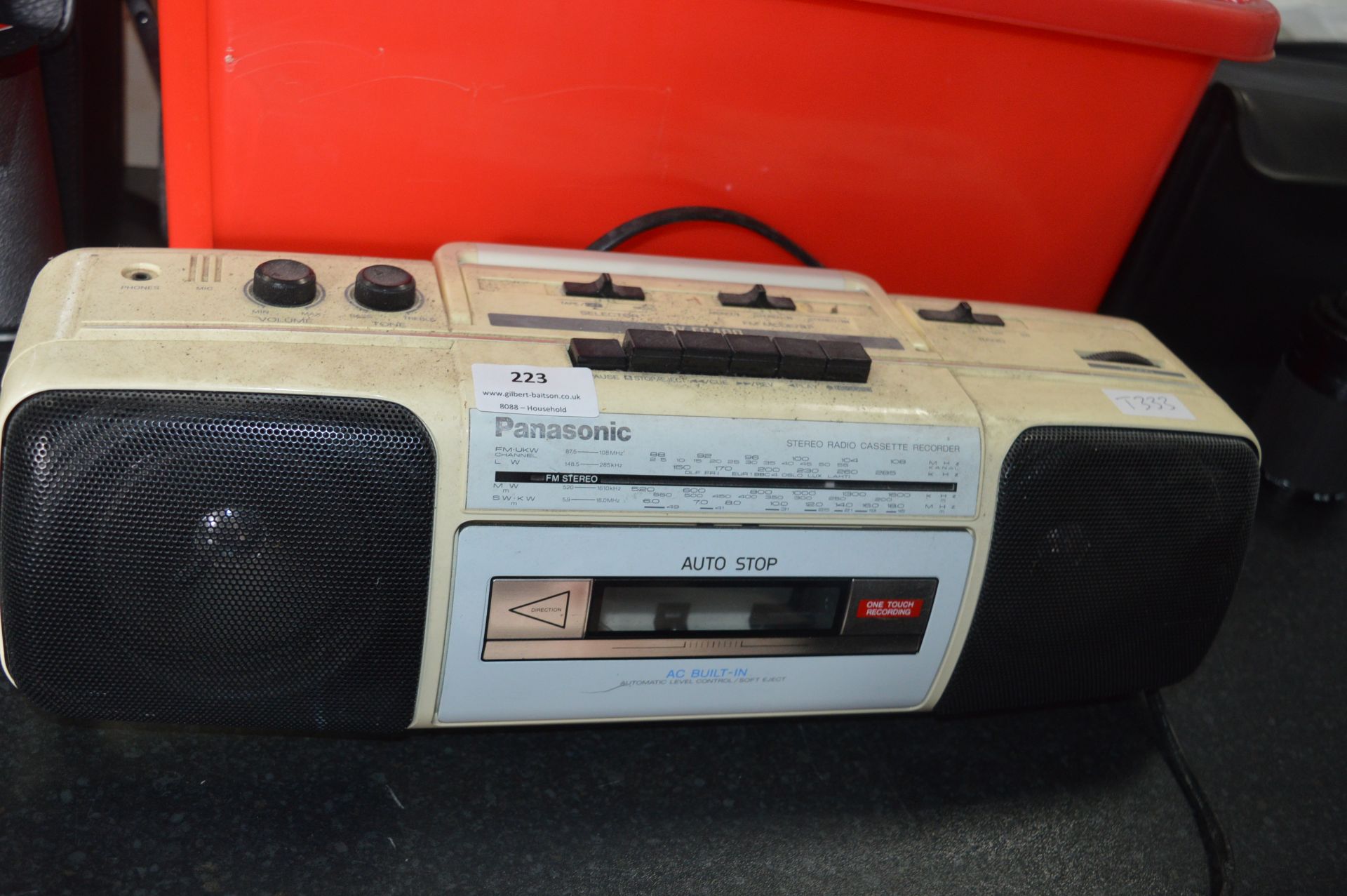 Panasonic Cassette Radio Recorder