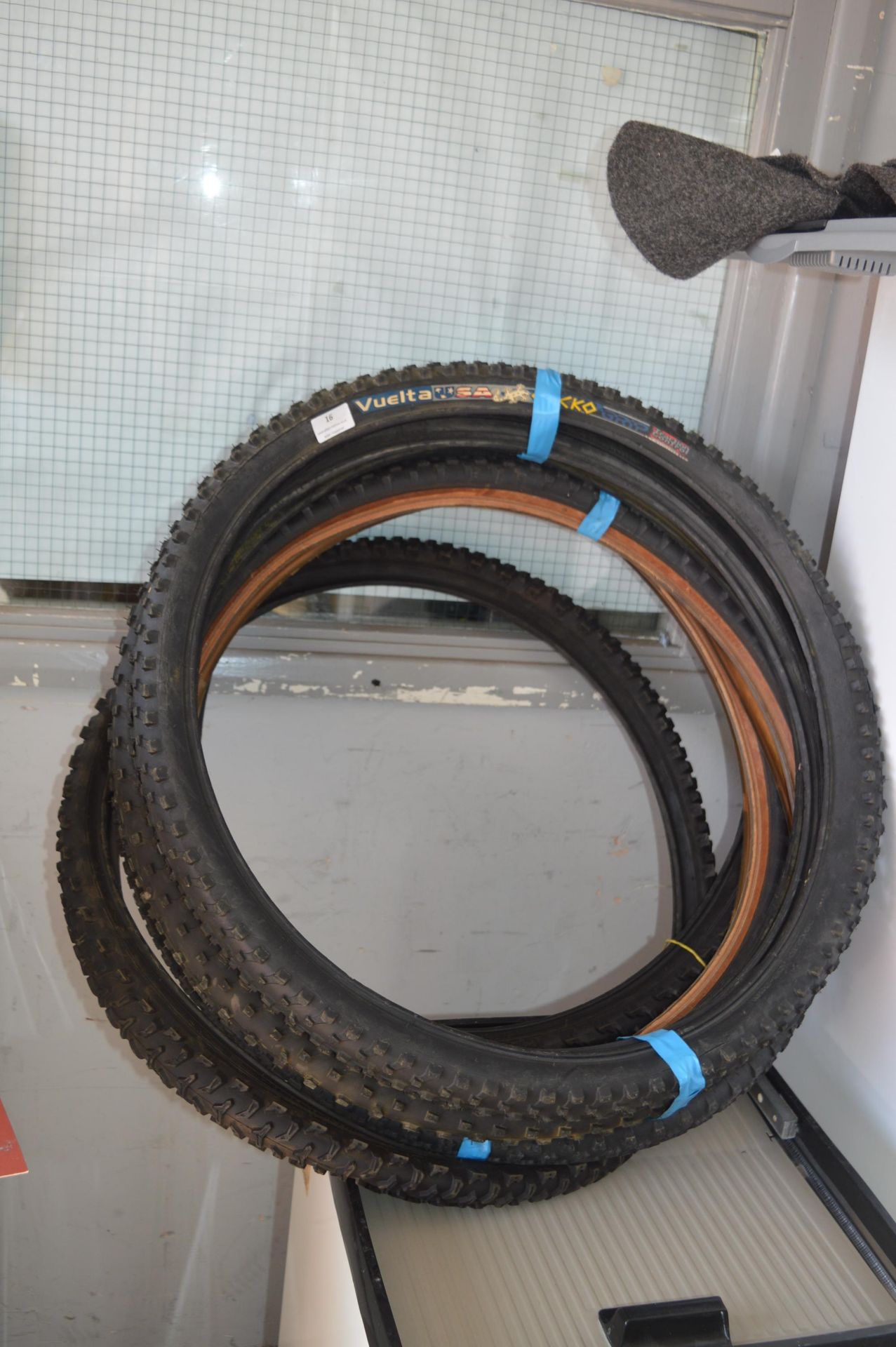 Three Pairs of Mountain Bike Tyres
