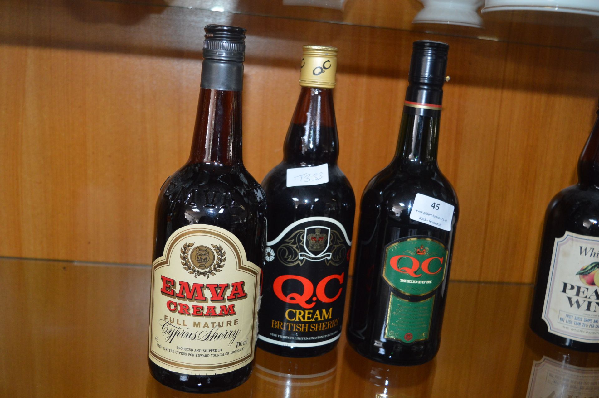 Emva Cream Sherry, QC Cream Sherry and QC Medium S