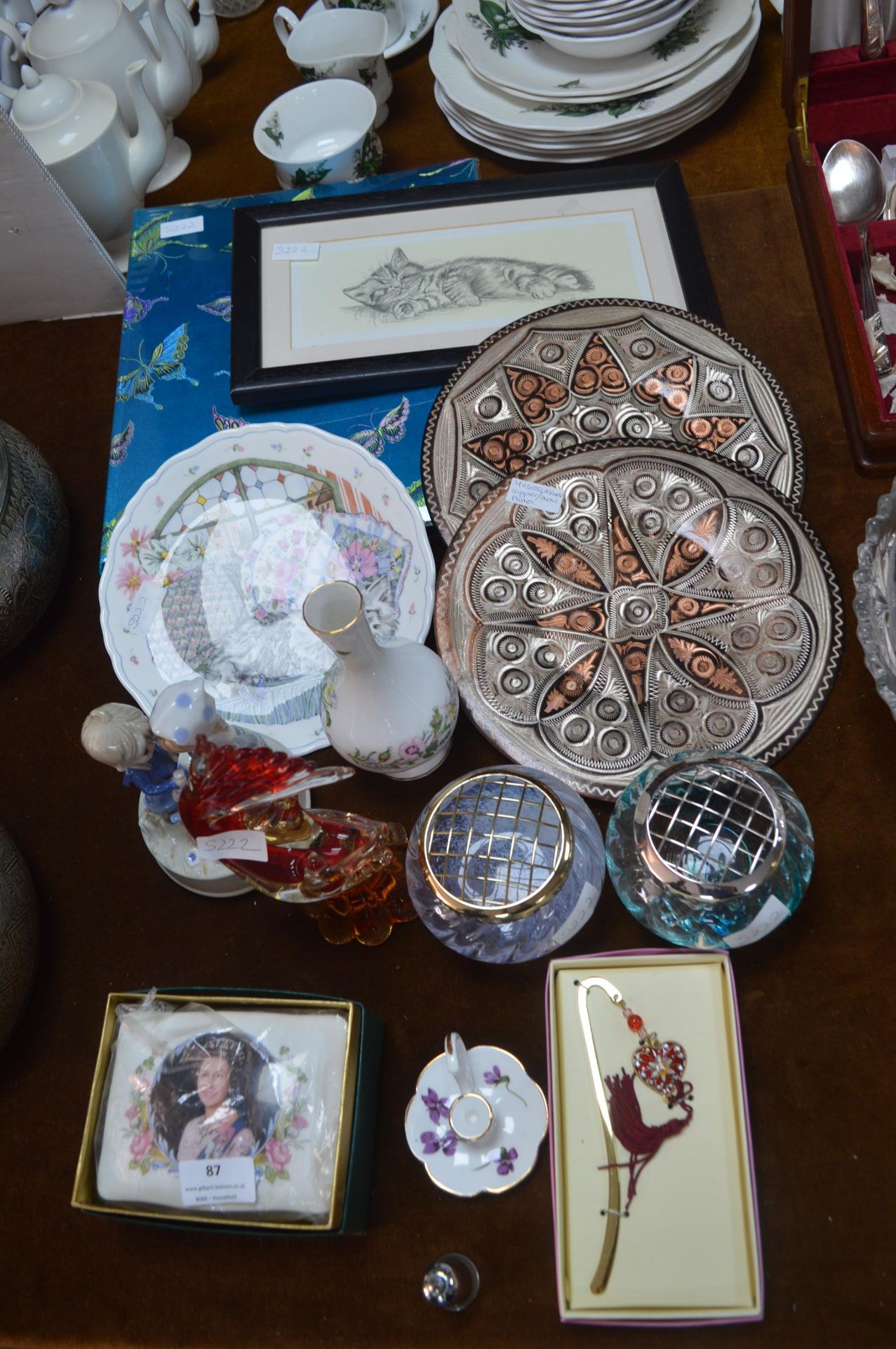 Assorted Decorative Items, Glassware, Yugoslavian