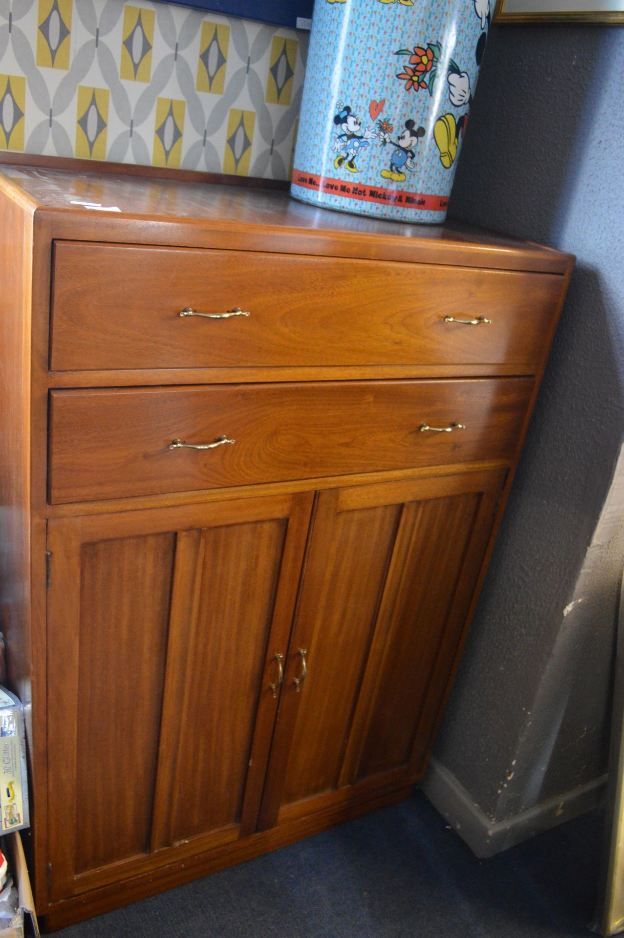 Two Drawer Storage Cupboard