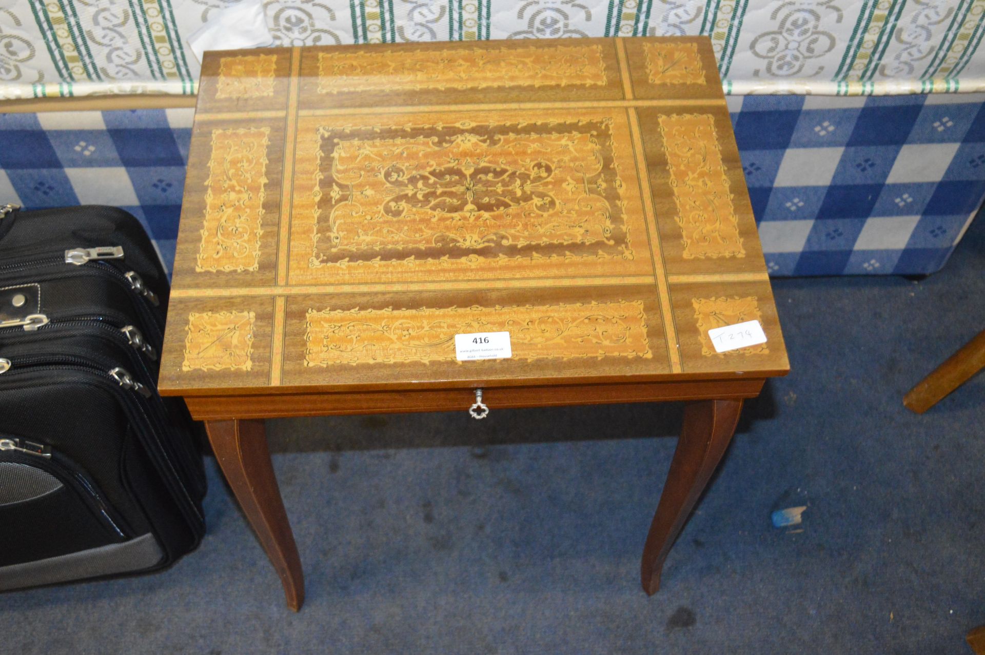 Inlaid Sewing Table