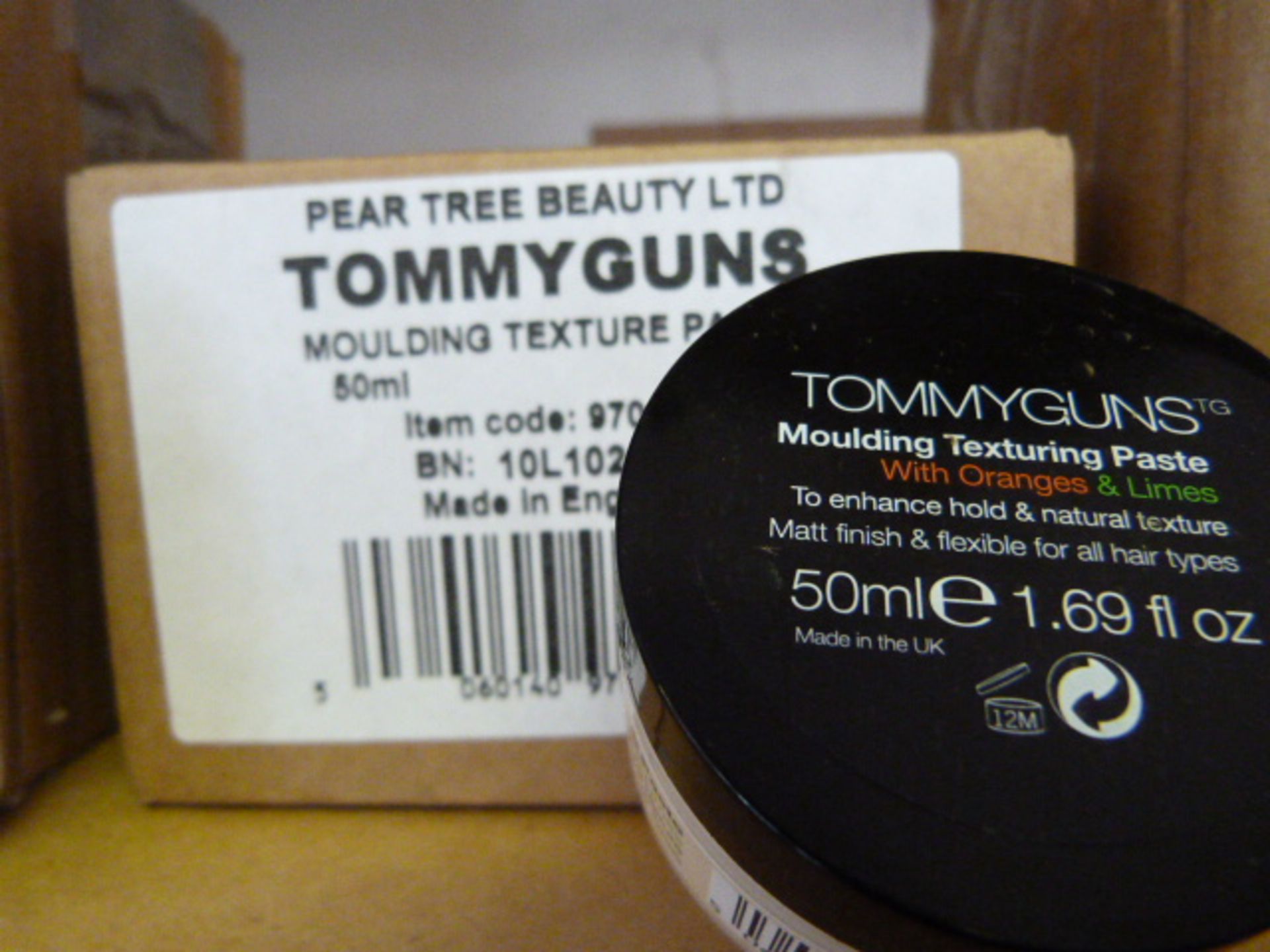 Six 50ml Jars of Tommyguns Moulding Texture Paste (RRP £15.99 Per Bottle)