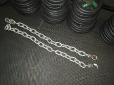 Set of Olympic Bar Lifting Chains