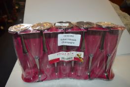 *Sabert Mozaik Champagne Glasses 10pk