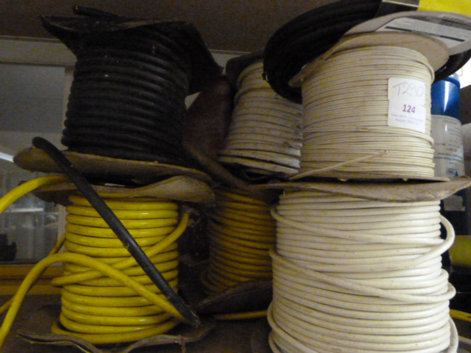 Six Spools of Assorted Cable