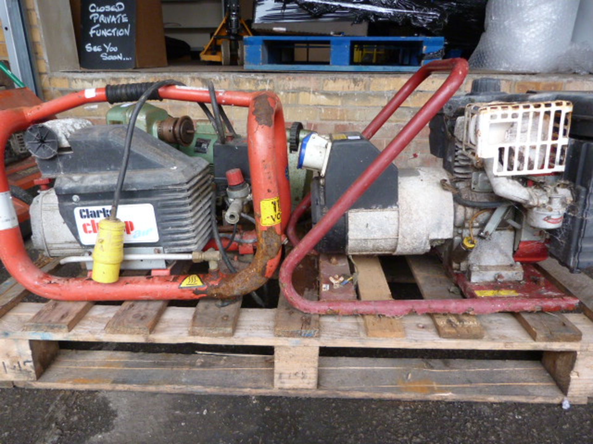 Clarke Champ Air Compressor and Generator