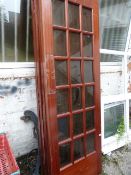 Four Hardwood Glazed Doors